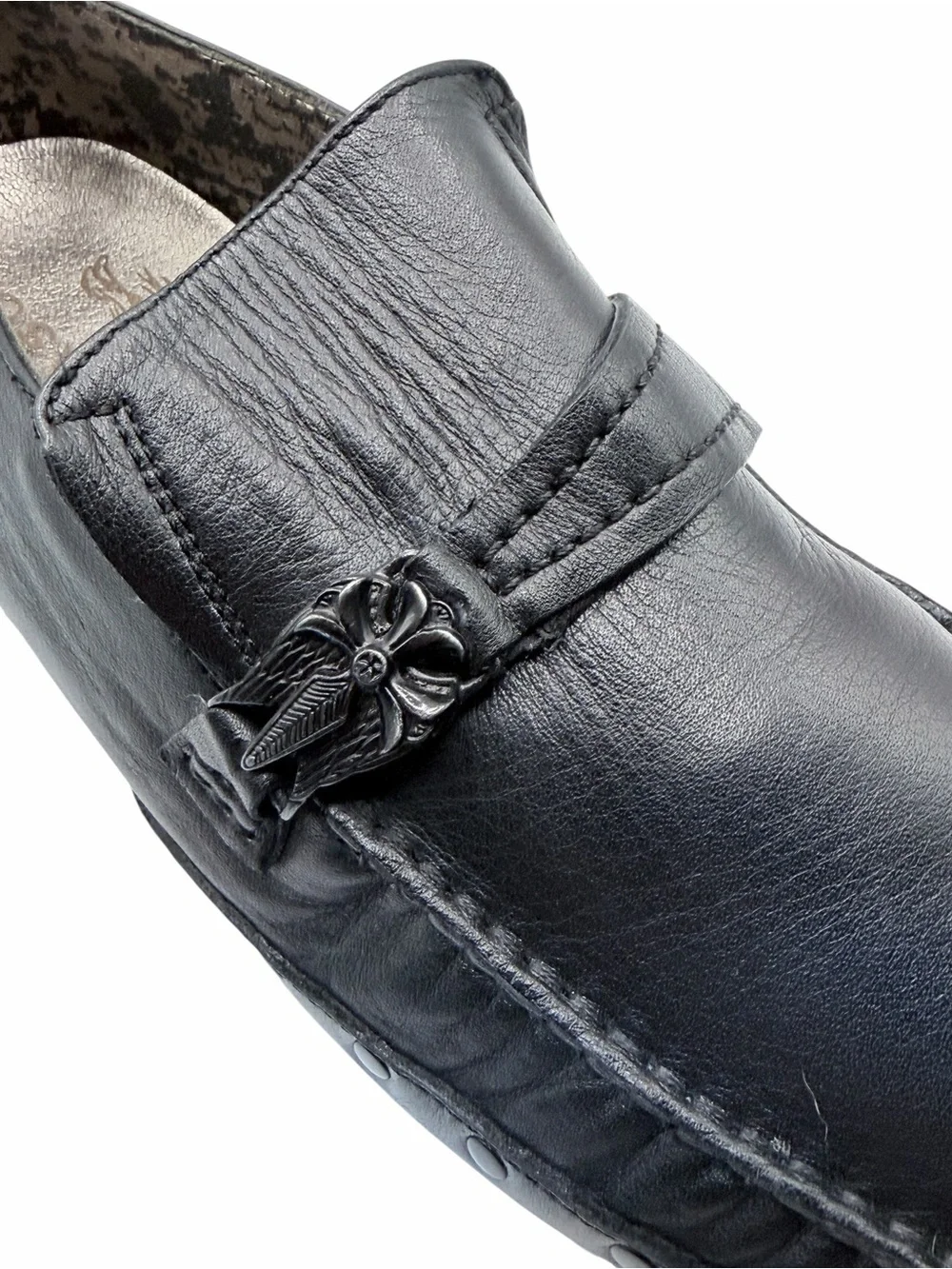 Mark Nason Lounge by Skechers Black Leather Slip-On Loafers Men’s Size 11